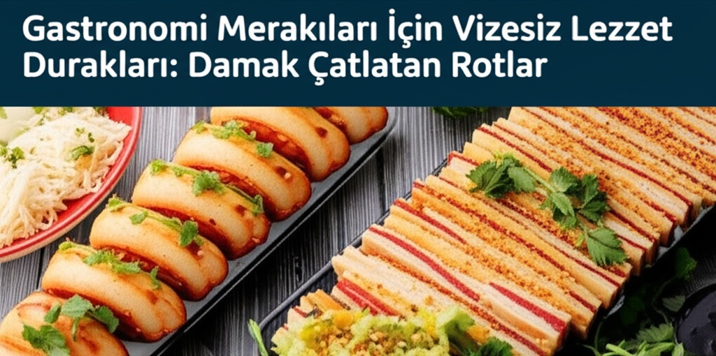 Gastronomi Meraklıları İçin Vizesiz Lezzet Durakları: Damak Çatlatan Rotlar