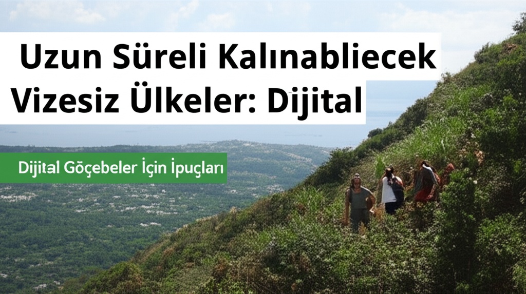 Uzun Süreli Kalınabilecek Vizesiz Ülkeler: Dijital Göçebeler İçin İpuçları