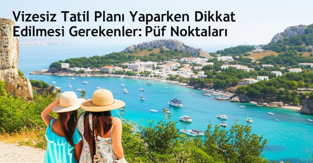 Vizesiz Tatil Planı Yaparken Dikkat Edilmesi Gerekenler: Püf Noktaları